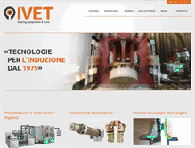 Tablet Screenshot of ivetsrl.com